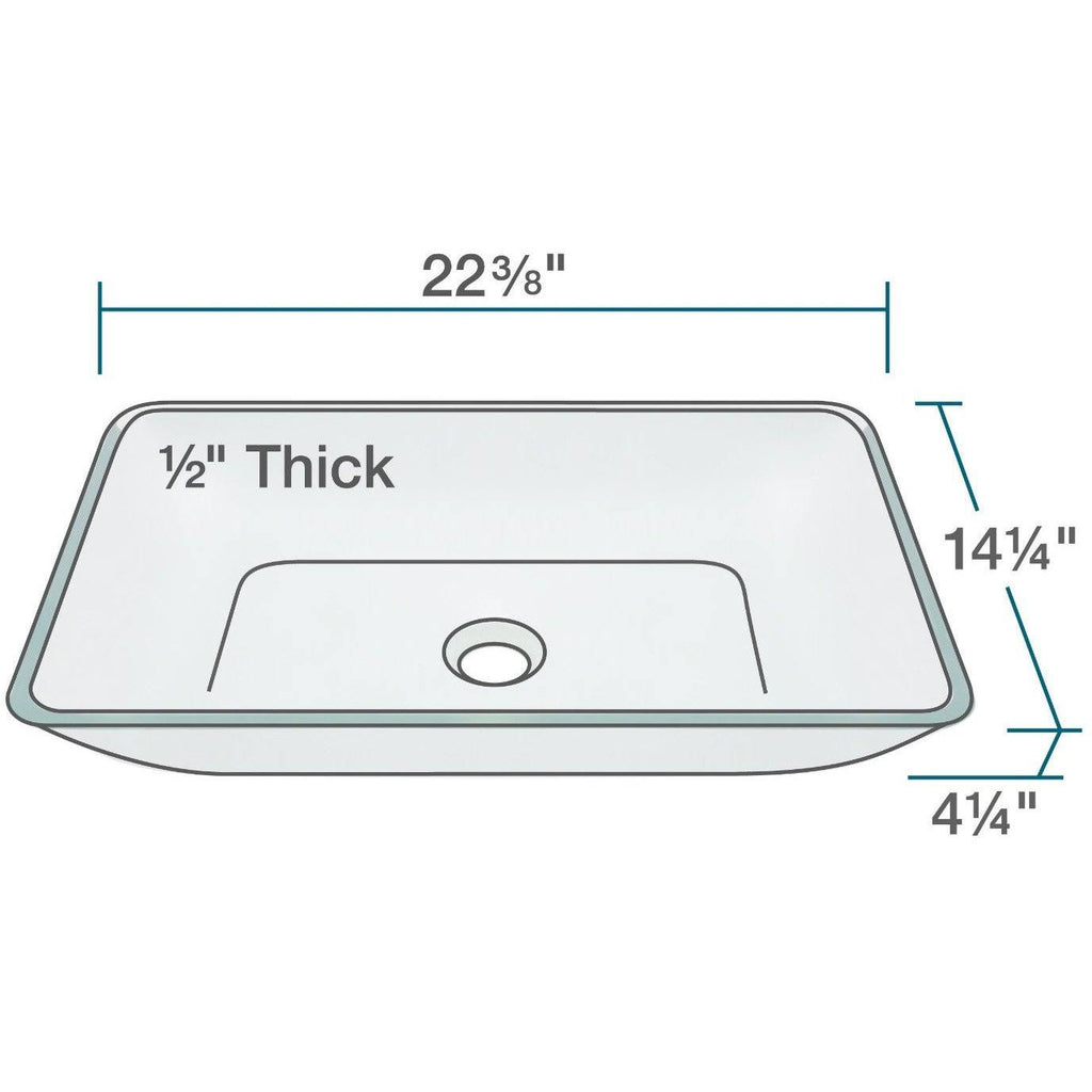 Turquoise/Brushed Nickel Vessel Sink K4814