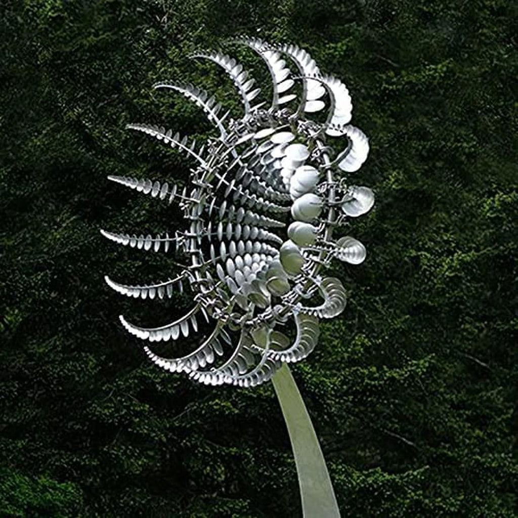 Kinetic Metal Wind Spinner for Patio Garden Decorations F1510