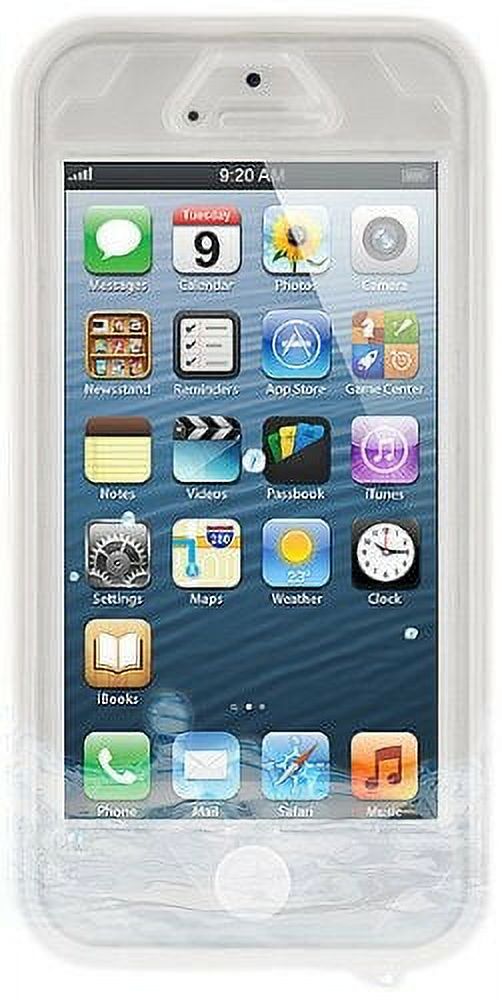 White Clear TPU Hard Case for iPhone 5 5S V5984