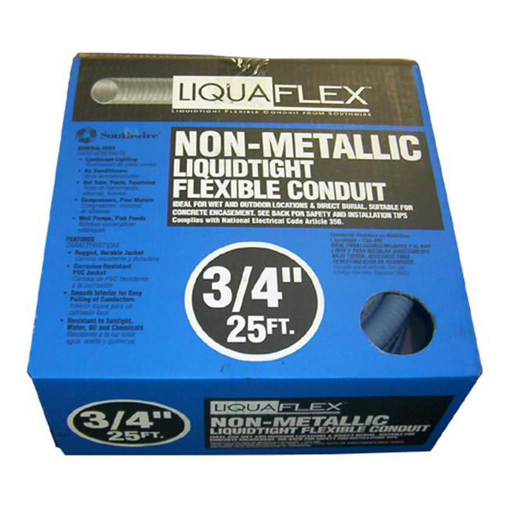 3/4" X 25' Non Metallic Liquidtight Flexible Conduit H313844
