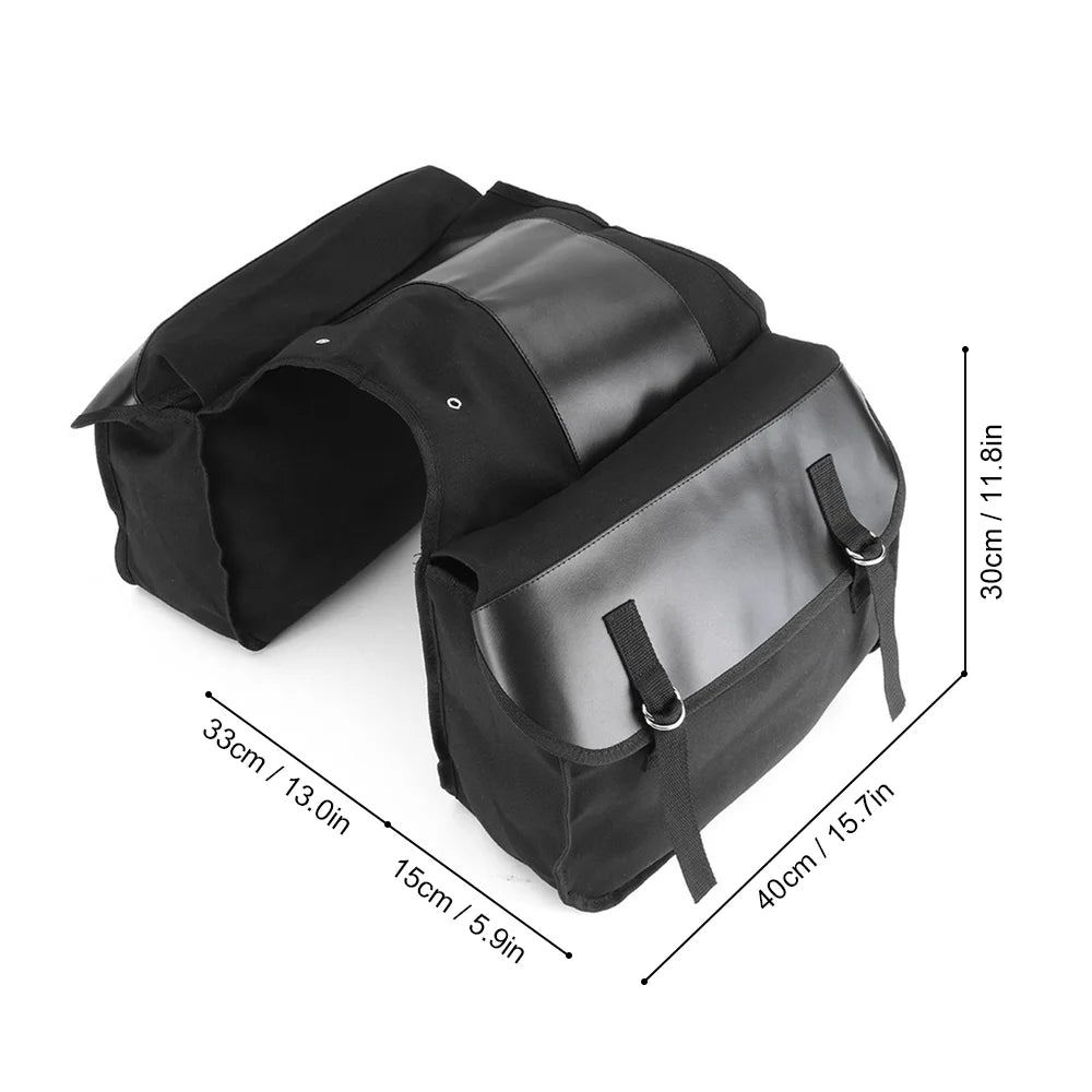 40L Bike Trunk Bag Cycling Rack Rear Seat Bag Pannier H29334