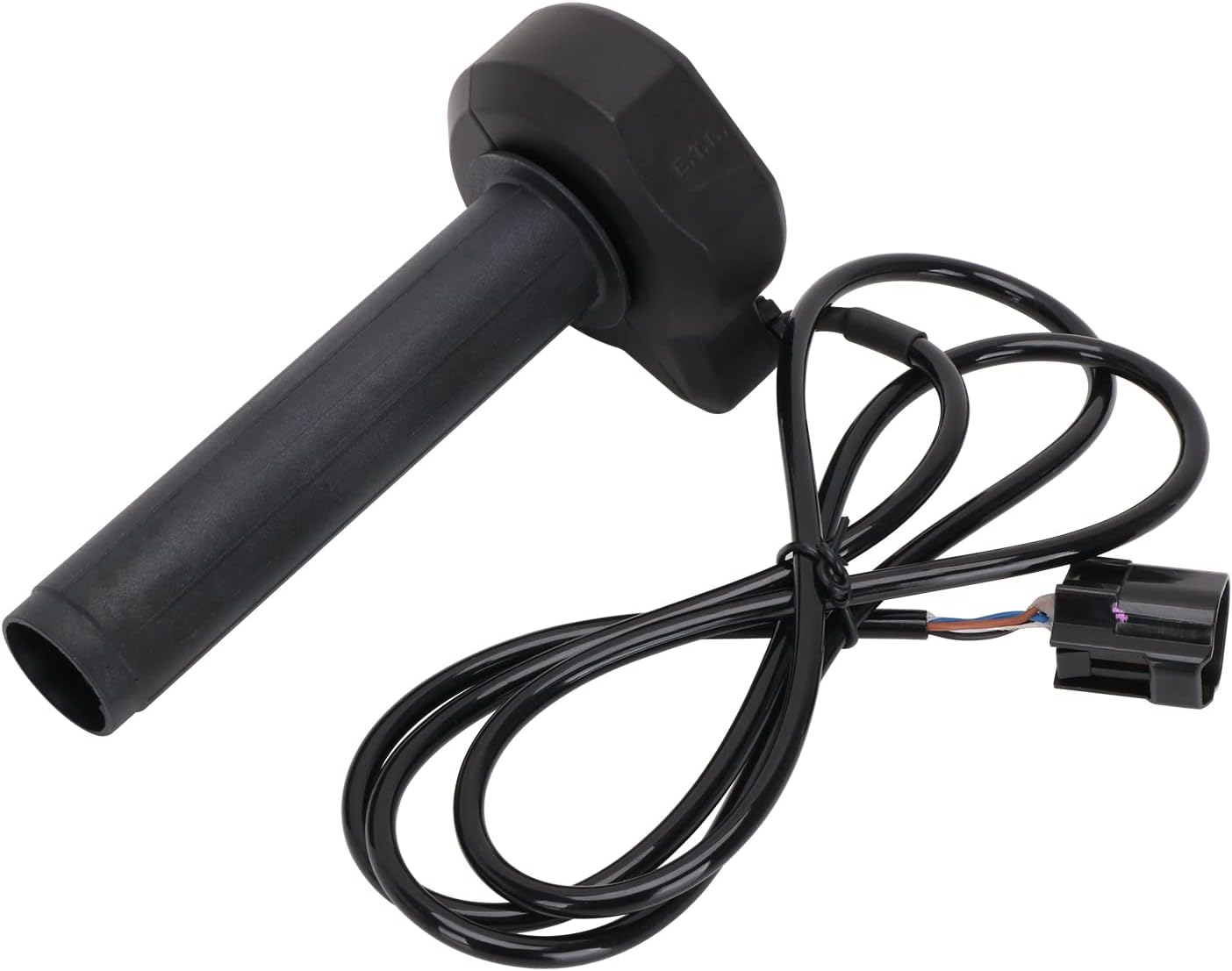 Aluminum + Plastic Motorcycle Throttle Grip U65392