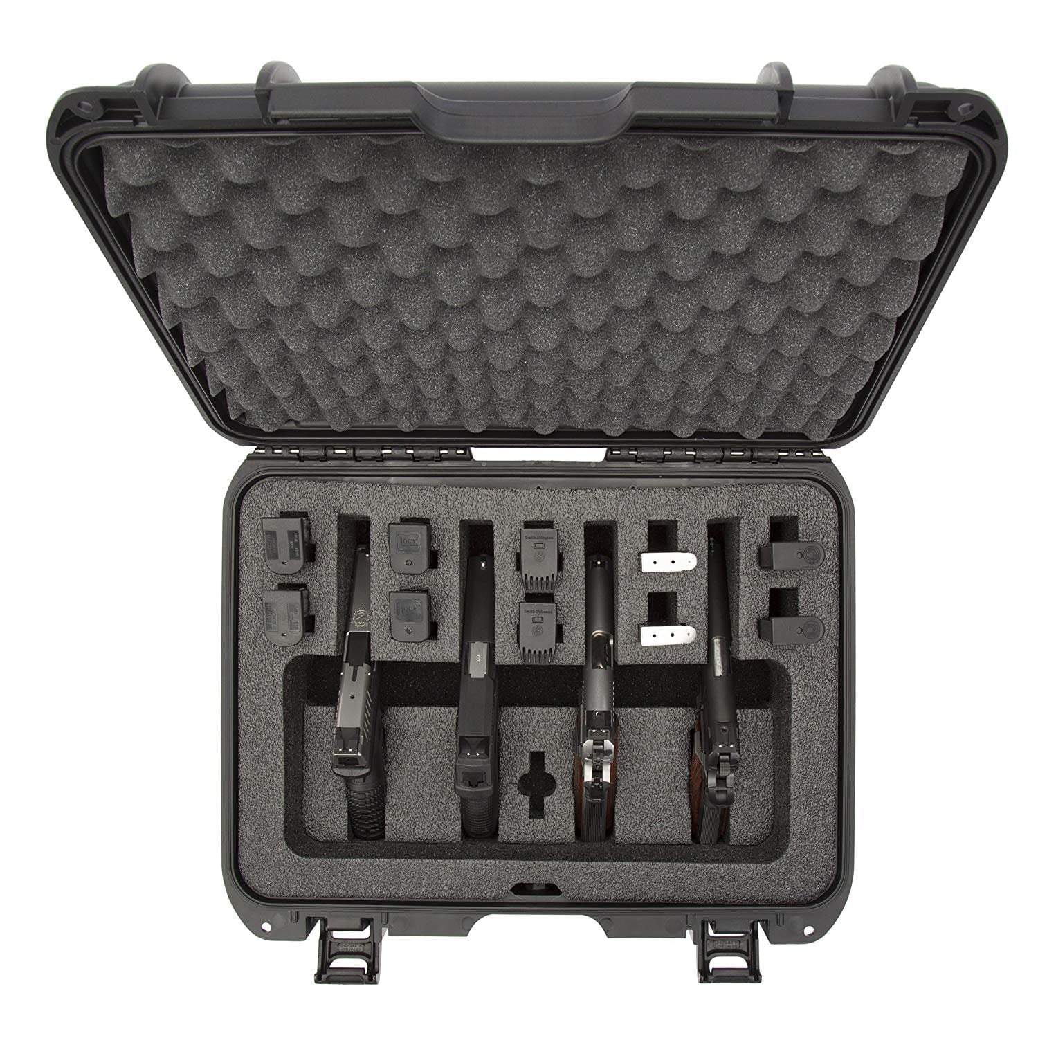 Black Waterproof Gun Case with Custom Foam Insert O507
