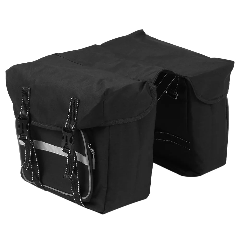 Bike Pannier Double Side Bag with Two Zipper Pouches D94895