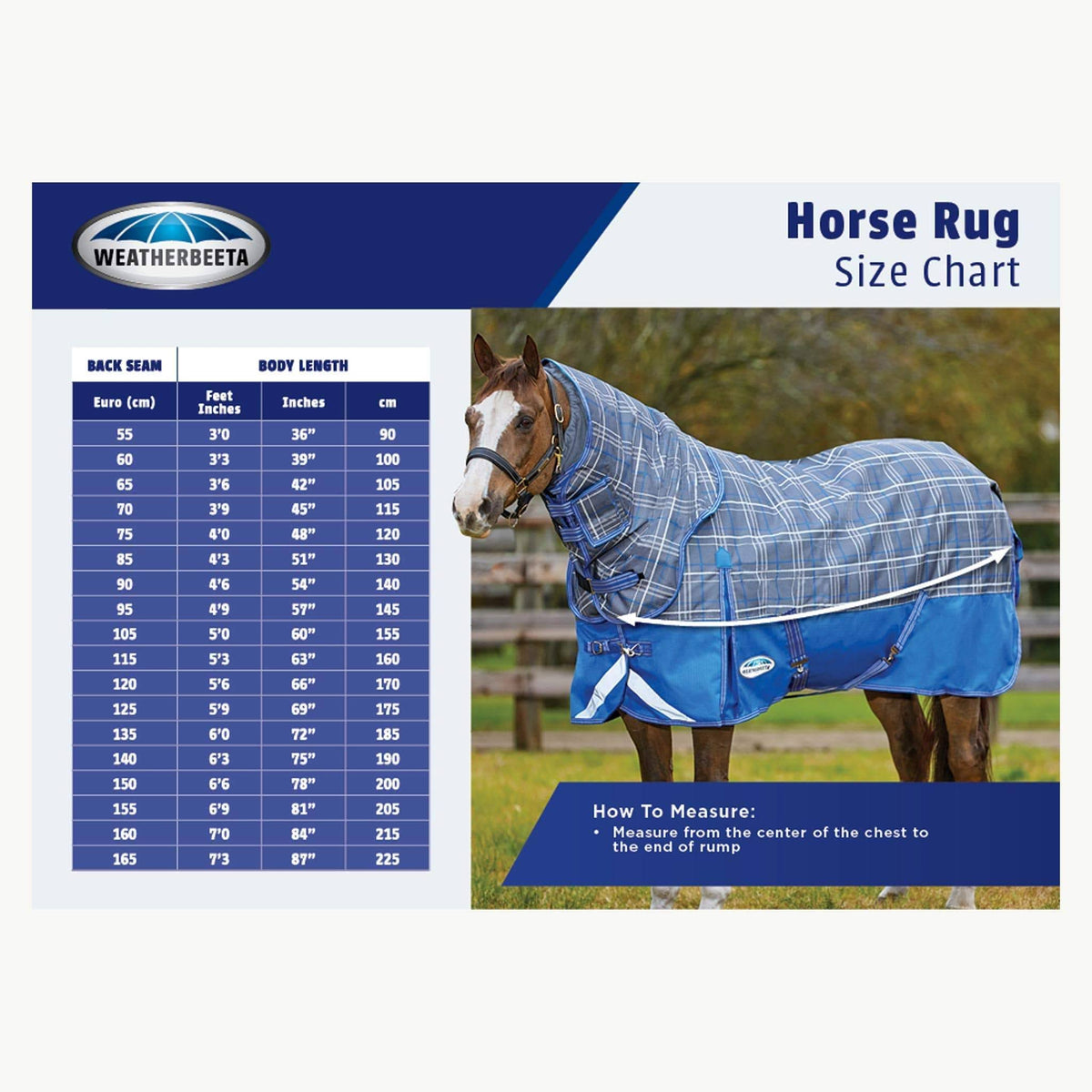 White/Blue Ripshield Detach-A-Neck Fly Sheet I810