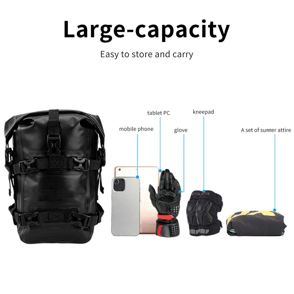 Motorcycle Frame Bag, Full Waterproof 8L W2285
