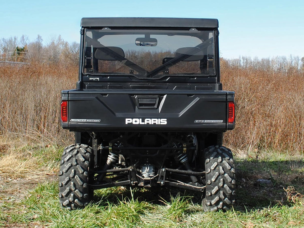 Rear Windshield for Polaris Ranger 900 Crew, 1/4 Thick Light Tint Polycarbonate M117446