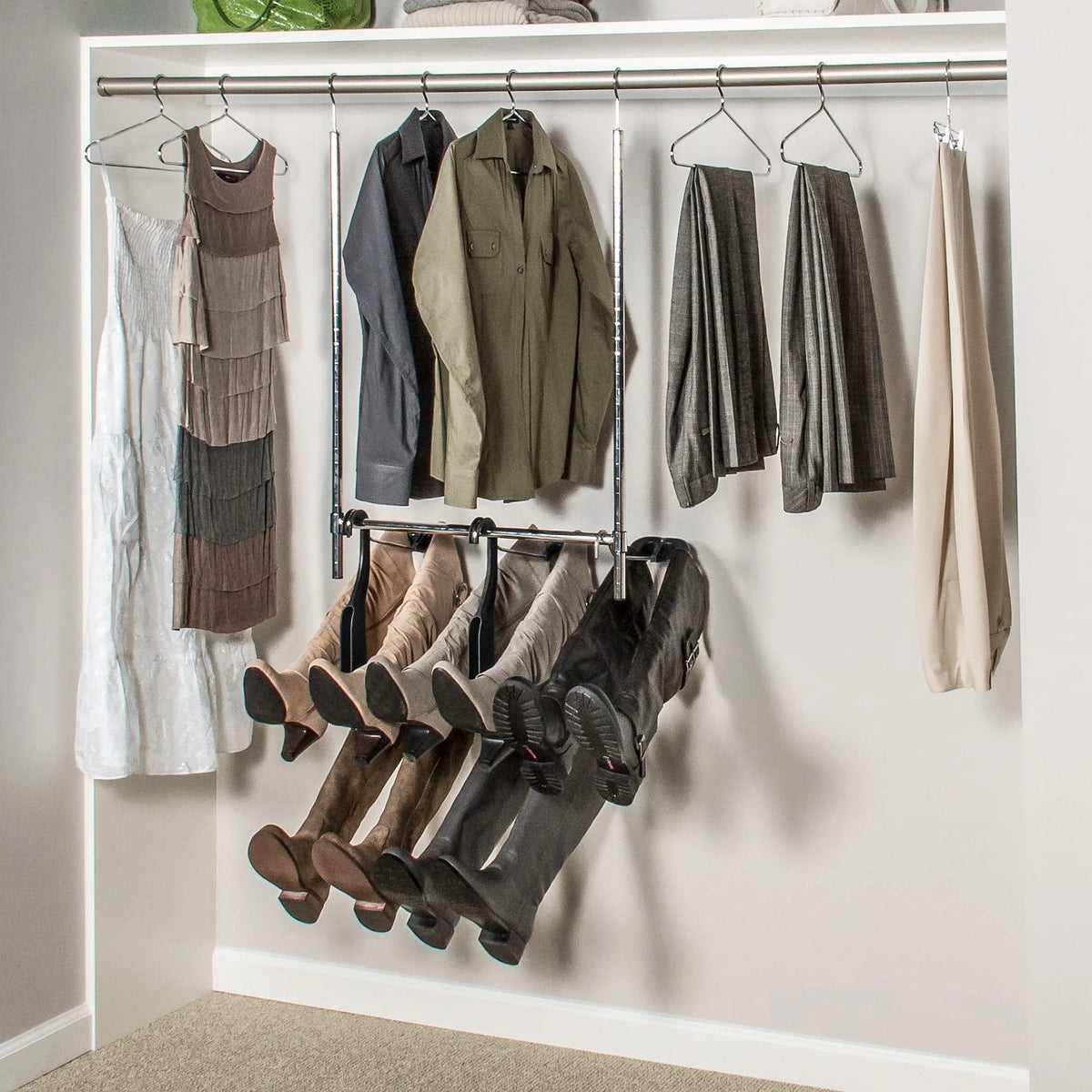 5-Pair Hanging Boot Storage Rack Z248