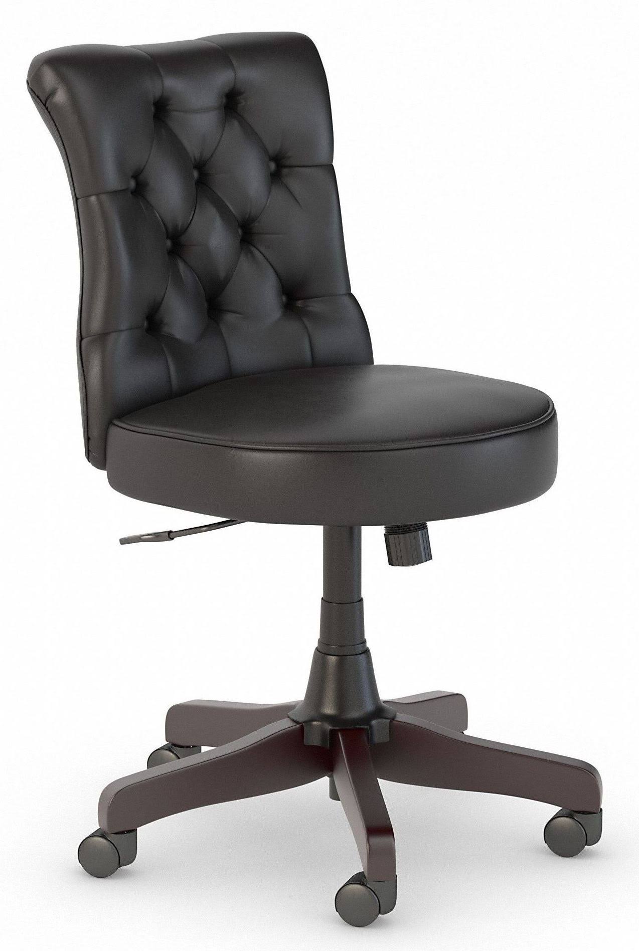 Black Tufted Office Chair X860