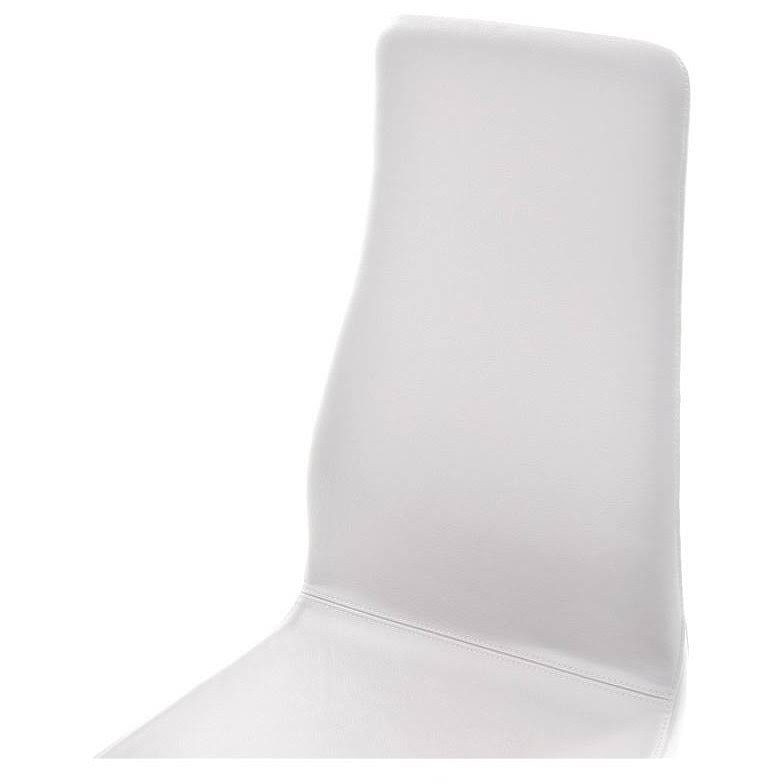 White Leather Dining Chair X686