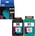 2-Pack Black Tri-Color Ink Cartridge X907