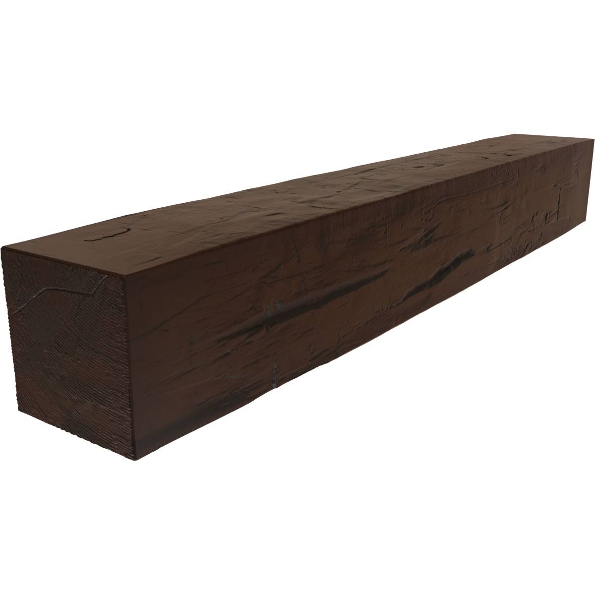 Hand Hewn Faux Wood Fireplace Mantel M611