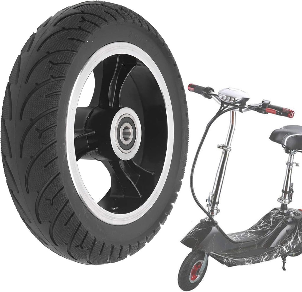 8in Front Solid Non-Pneumatic Tire with Hub, Pack of 2 R940037