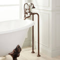 Bronze Floor Mounted Tub Filler Faucet Z2294