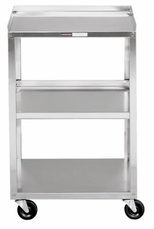Stainless Steel Mobile Cart - 3 Shelves H758871