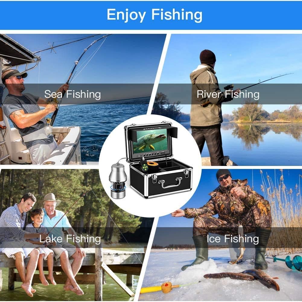 9 inch Color Screen Underwater Fishing Camera with 30M Cable J1510