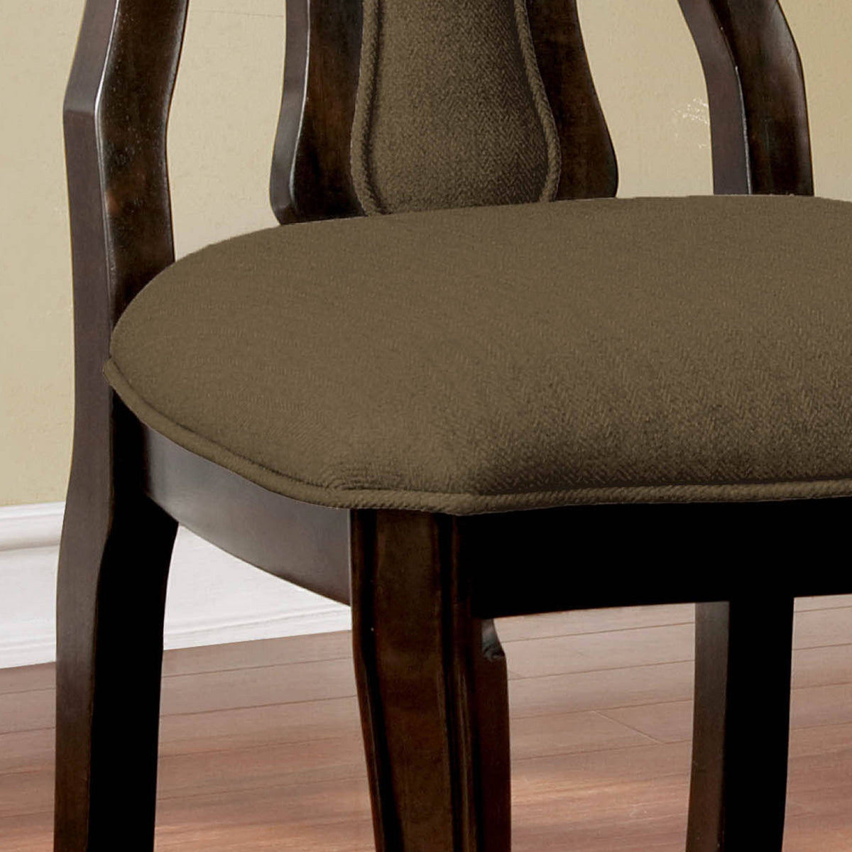 Traditional Walnut Side Chairs (Set of 2) C557364