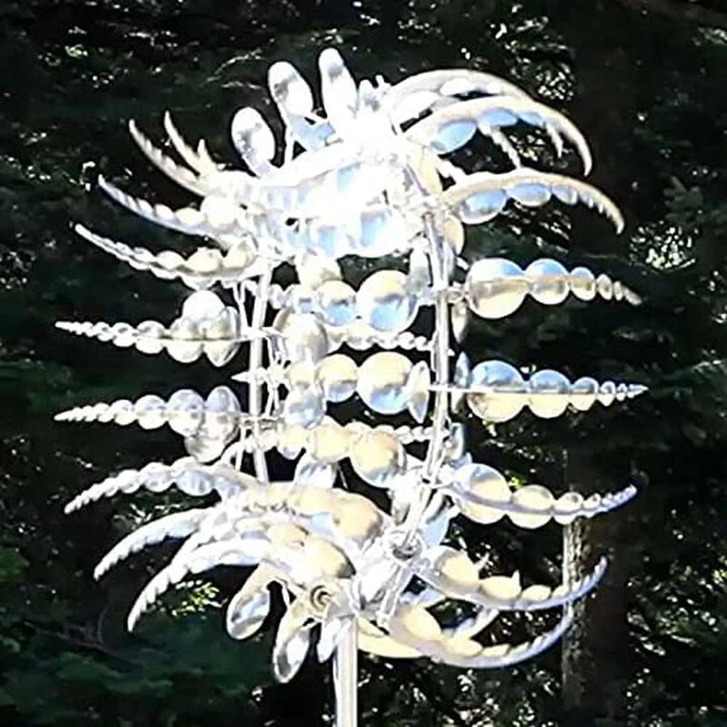 Kinetic Metal Wind Spinner for Patio Garden Decorations F1510