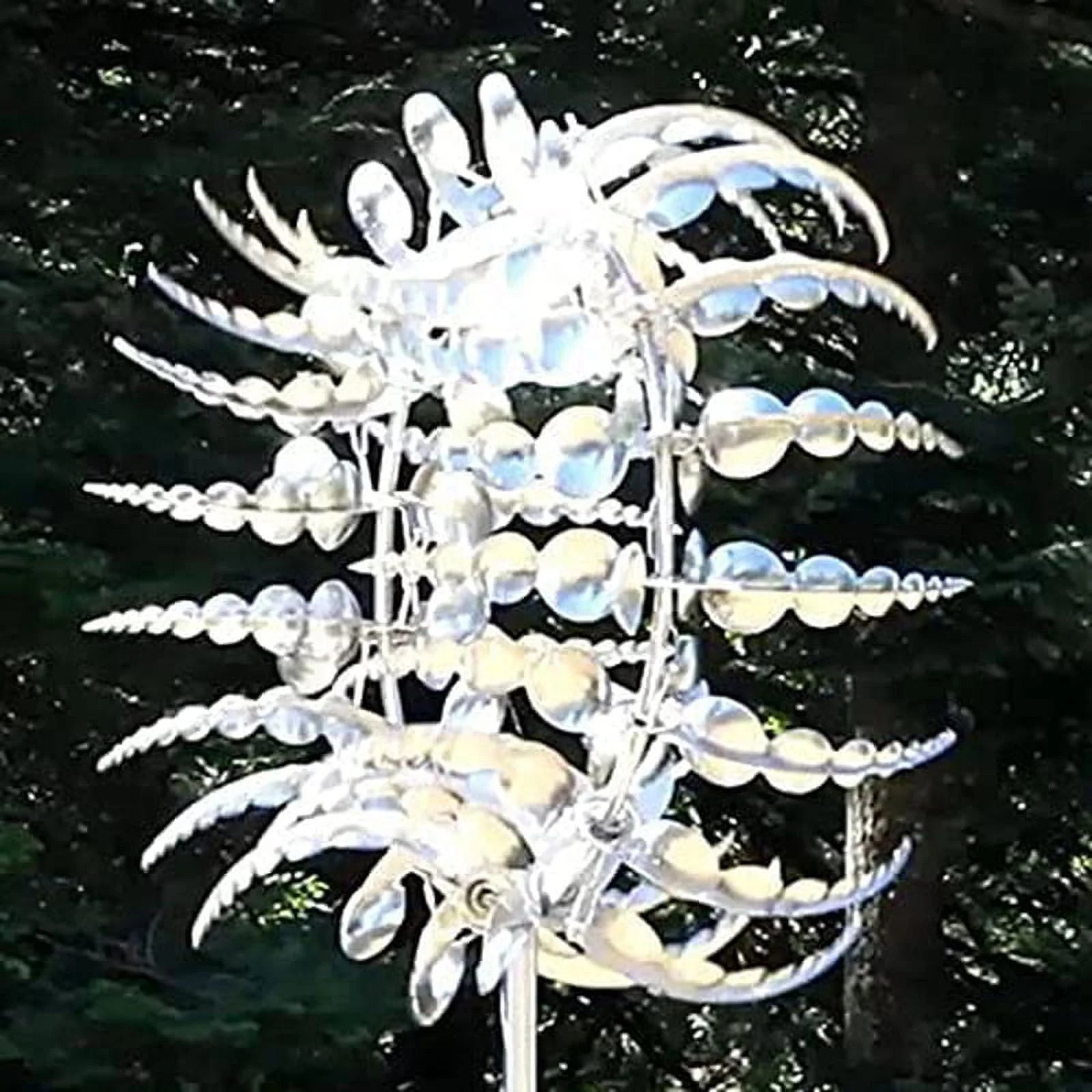 Kinetic Metal Wind Spinner for Patio Garden Decorations F1510