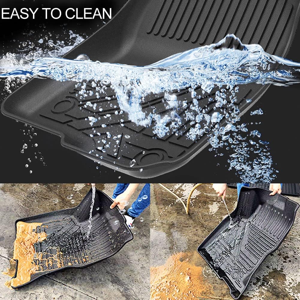 Black Rubber Floor Liner for Chevrolet Equinox N8982