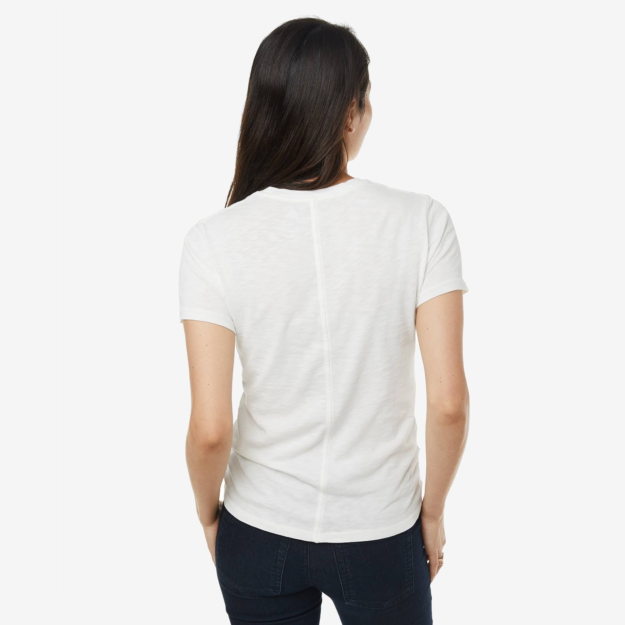 Slub Crew T-Shirt (Size: XS) K639354