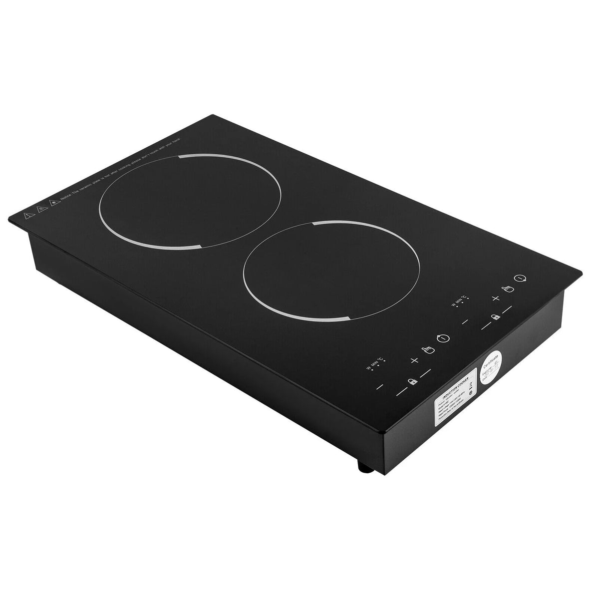 Double Induction Cooktop with 2 Burner Independent Control 1200W+1100W A29591