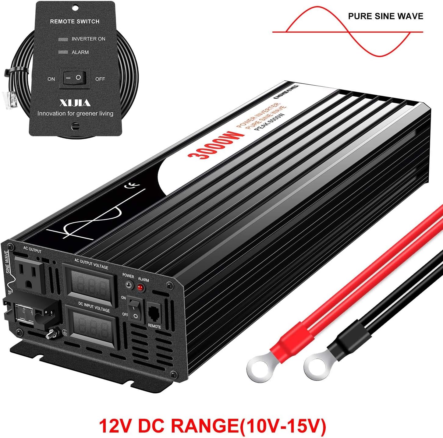 3000W DC 48V to 110V 120V AC 60Hz Pure Sine Wave Solar Inverter N953