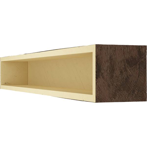 Hand Hewn Faux Wood Fireplace Mantel M611
