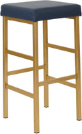 Blue Backless Stool X7479