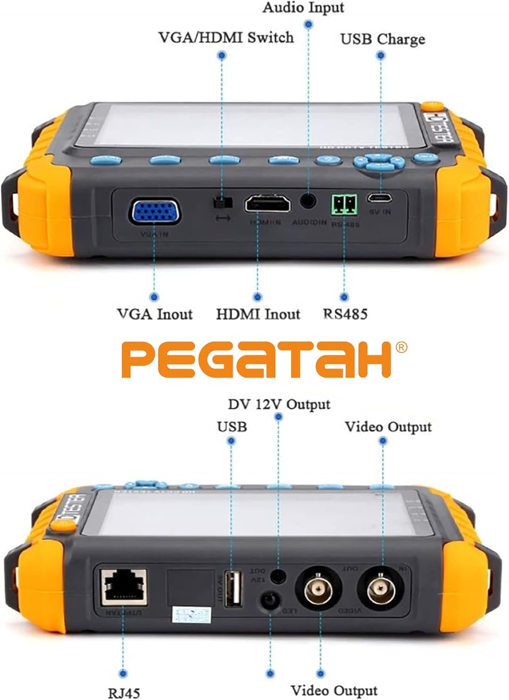 5 Inch Portable CCTV Monitor Tester H1833