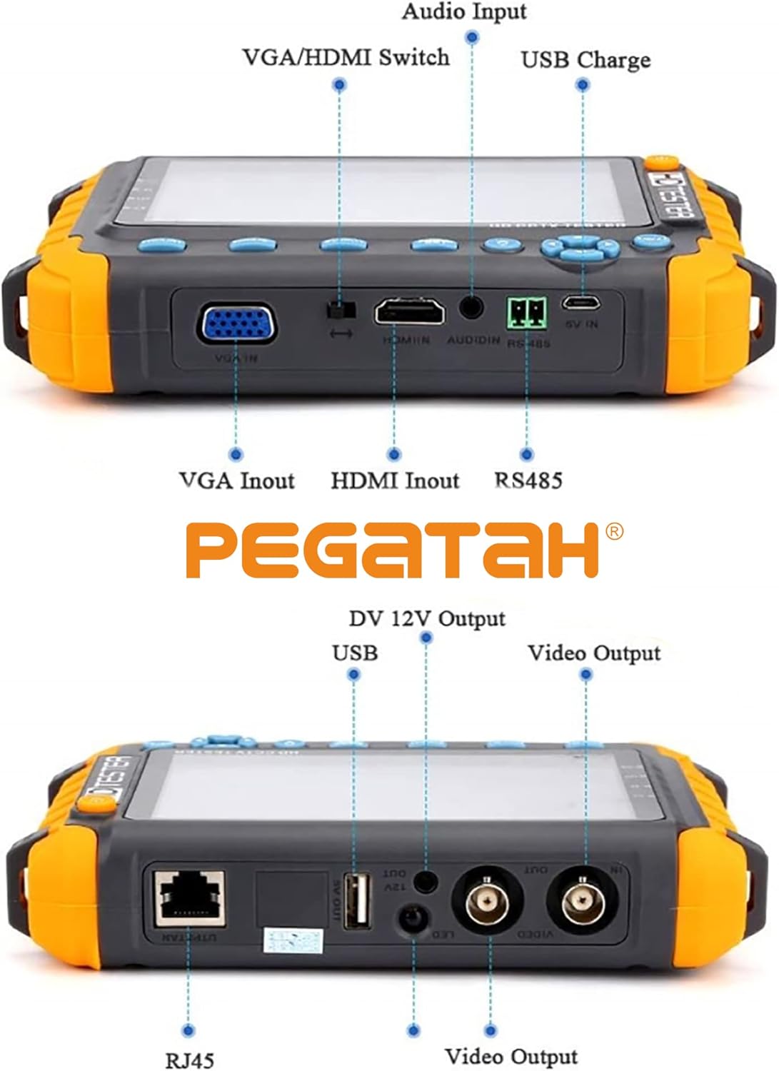 5 Inch Portable CCTV Monitor Tester H1833