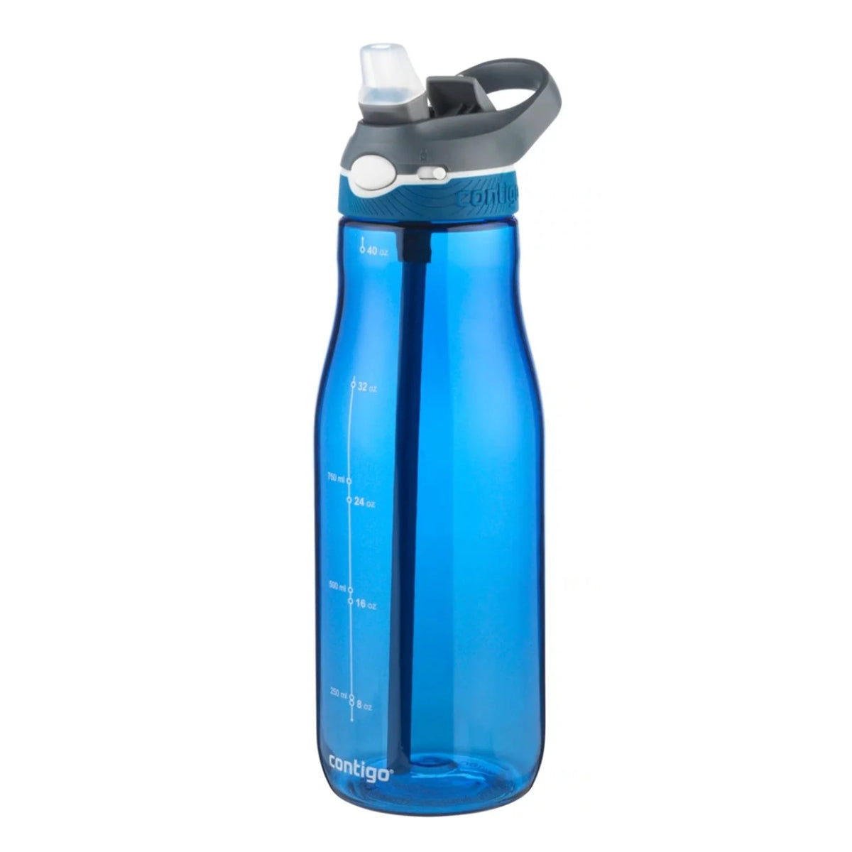 Blue 1.2 Liter Water Bottle with Straw P142427