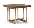 Modern Elm & Antique Brass End Table O814924