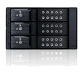 2x5.25 to 3x3.5 SAS Cage Black B6143