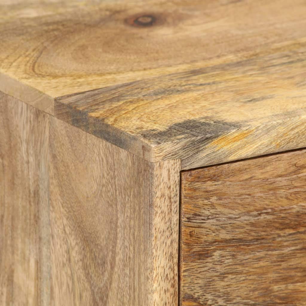 Solid Mango Wood Bedside Cabinet Y12231