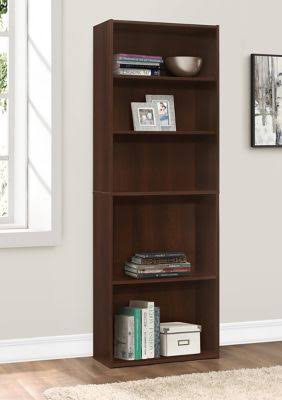Cherry 72 inch 5 Shelves Bookcase T1561