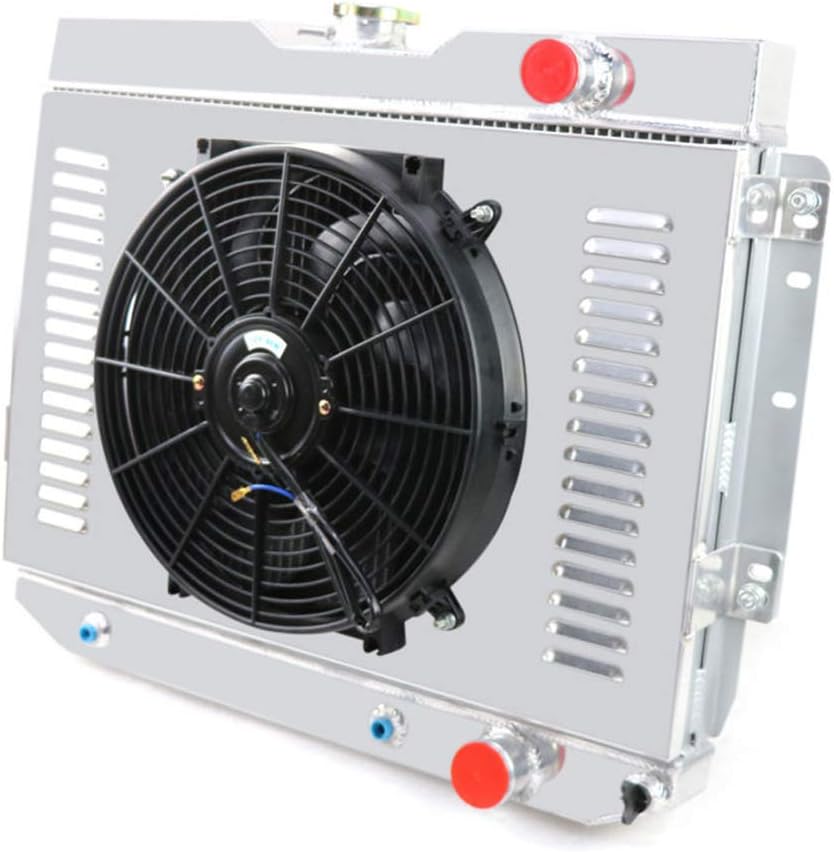 3 Row Core Aluminum Radiator with 14" Fan and Shroud F4895
