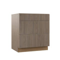 Driftwood Brown Pots and Pans Drawer Base Kitchen Cabinet P594