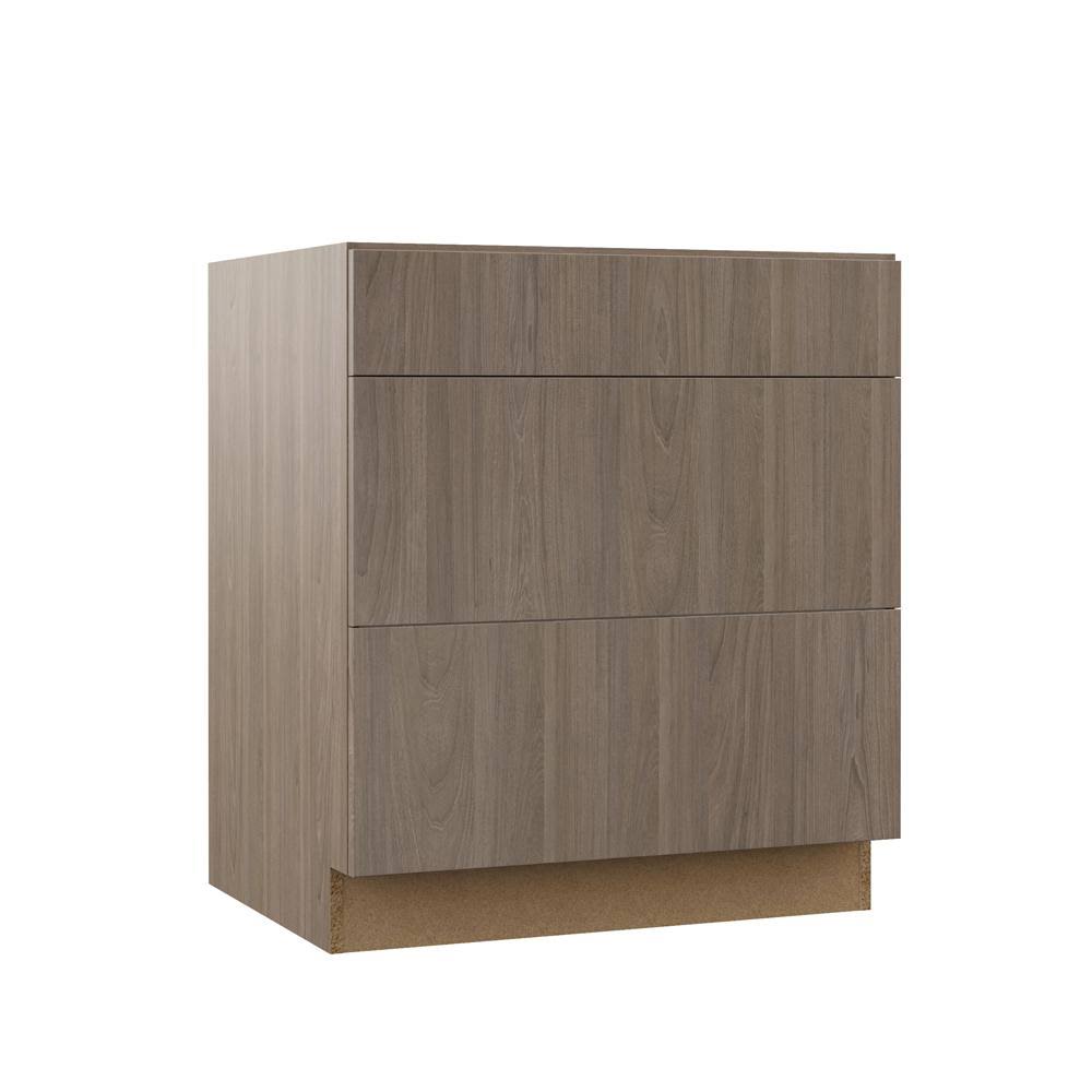 Driftwood Brown Pots and Pans Drawer Base Kitchen Cabinet P594