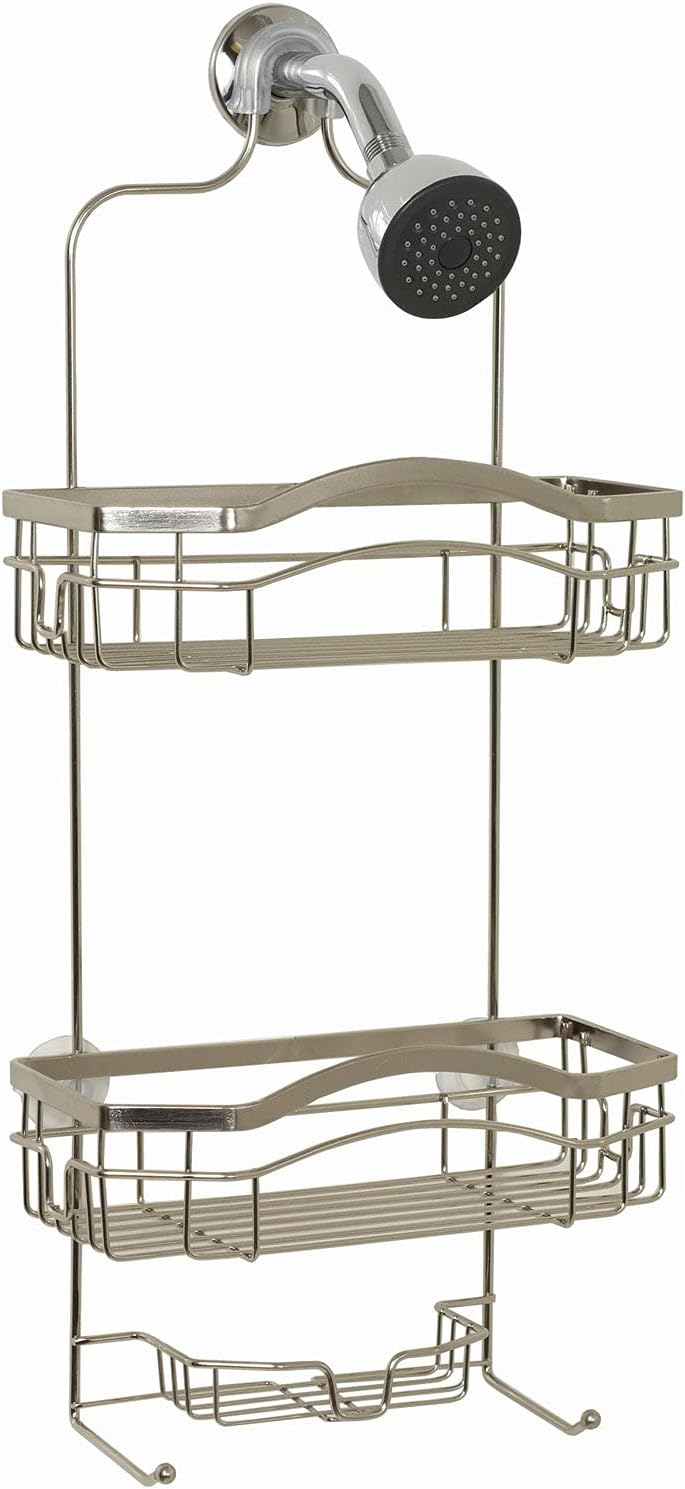 Over-The-Shower Caddy, Stainless Steel, Silver L6803