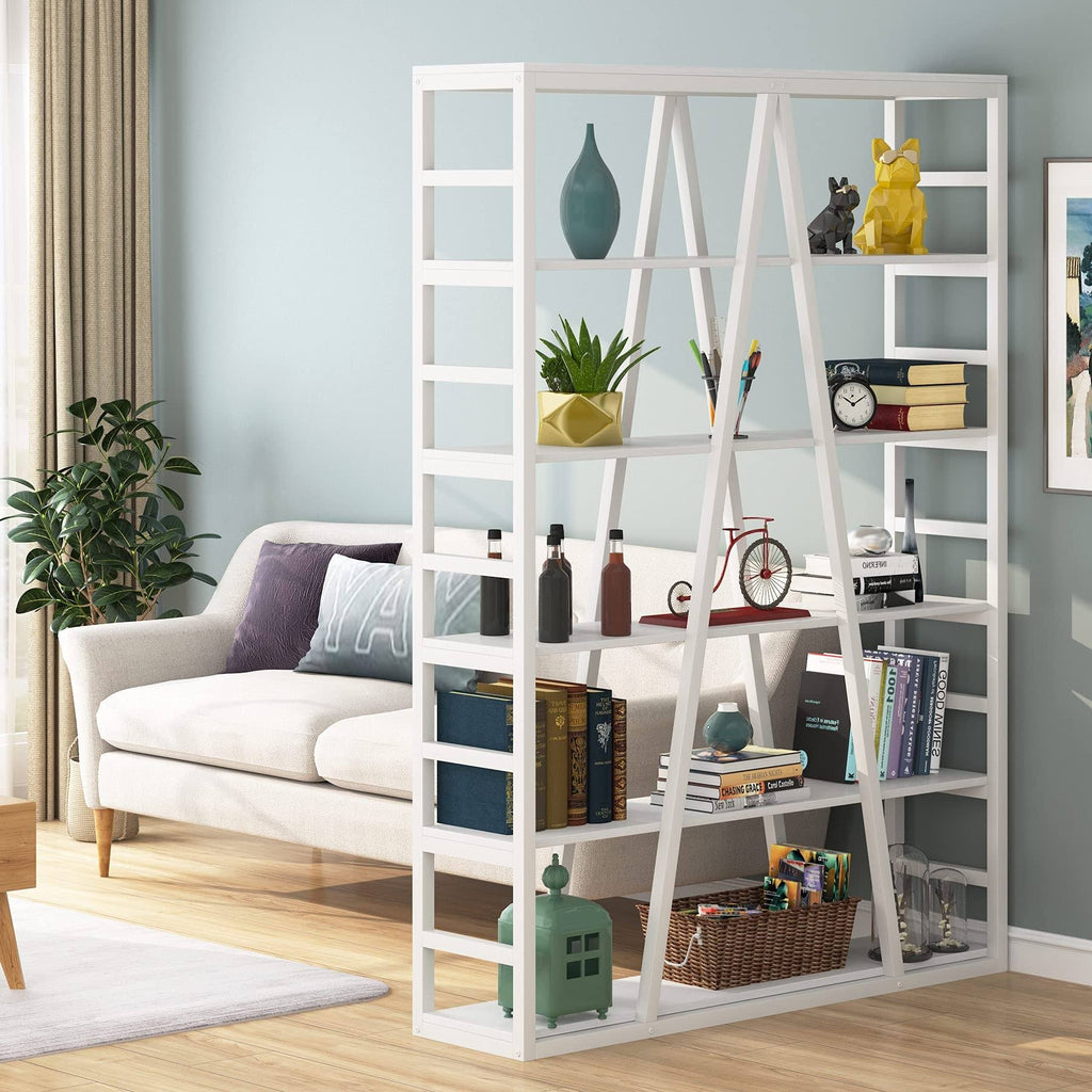 White Open Bookshelf B97825
