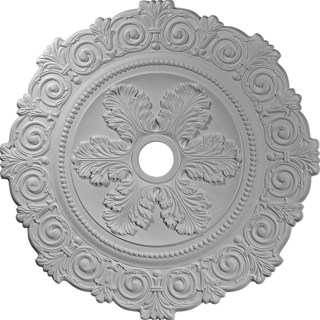 Scroll Medallion Jet Black I545