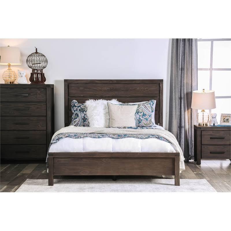Rustic Brown 5 Drawer Chest V938