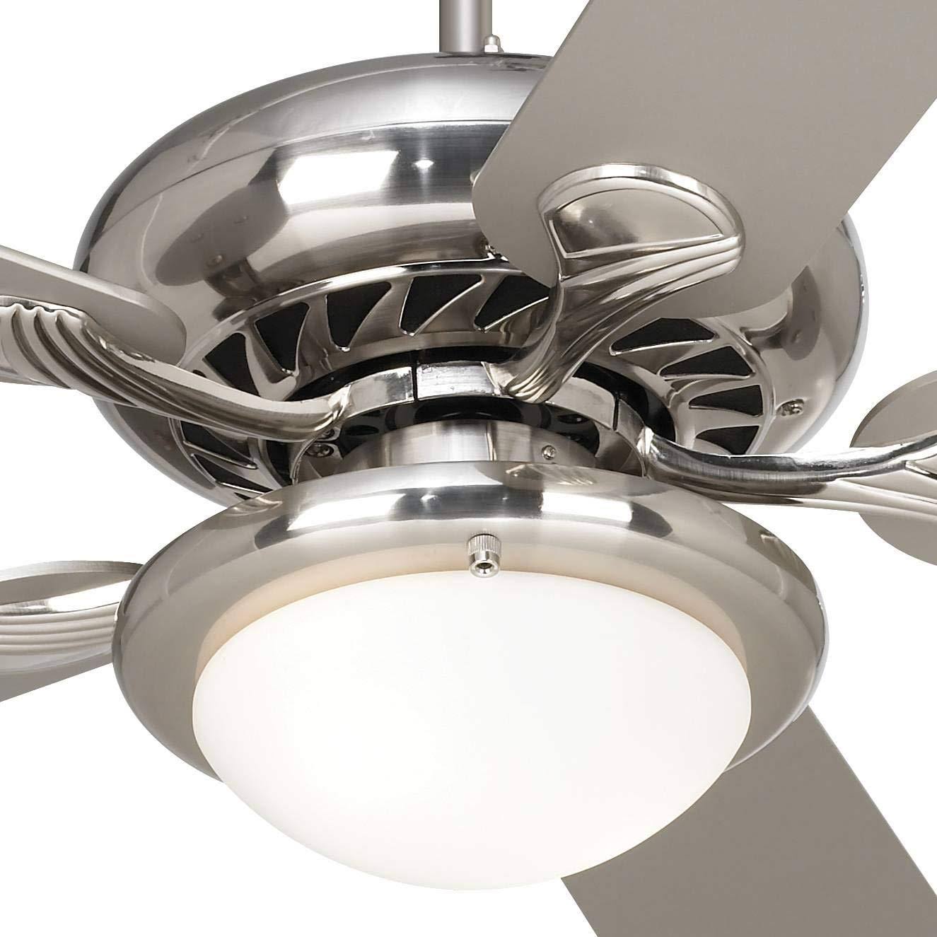 52 inch Brushed Nickel LED Ceiling Fan Y639632