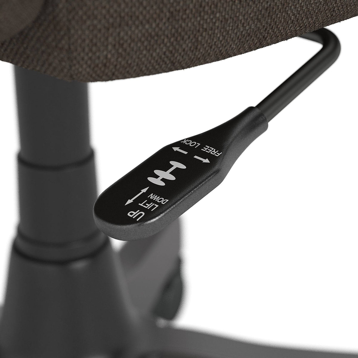 Black Tufted Office Chair X860